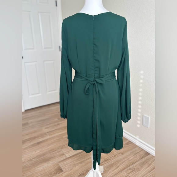 Altar'd State Green Long Sleeve Dress - Picture 12 of 14